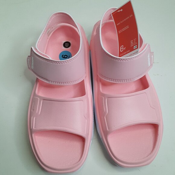 Nike Playscape Big Girl Sandals Size 6y Artic Punch - Picture 1 of 11